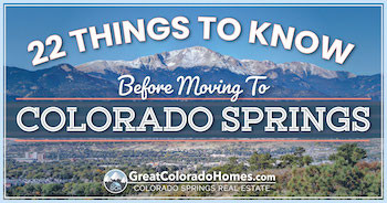22 Things to Know Before Moving to Colorado Springs